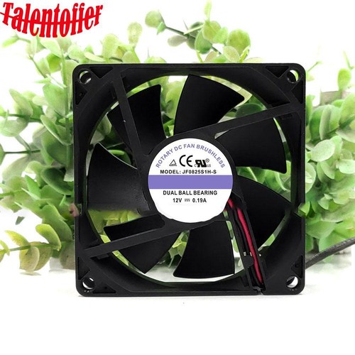 For JAMICON JF0825S1H-S 12V 0.19A 80*80*25mm Chassis Cooling Fan 2-wire - 第 1/4 張圖片