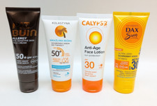 Set of 4 Travel SIZE Sunscreen Sun Lotion SPF30/50 - 4 x 50ml