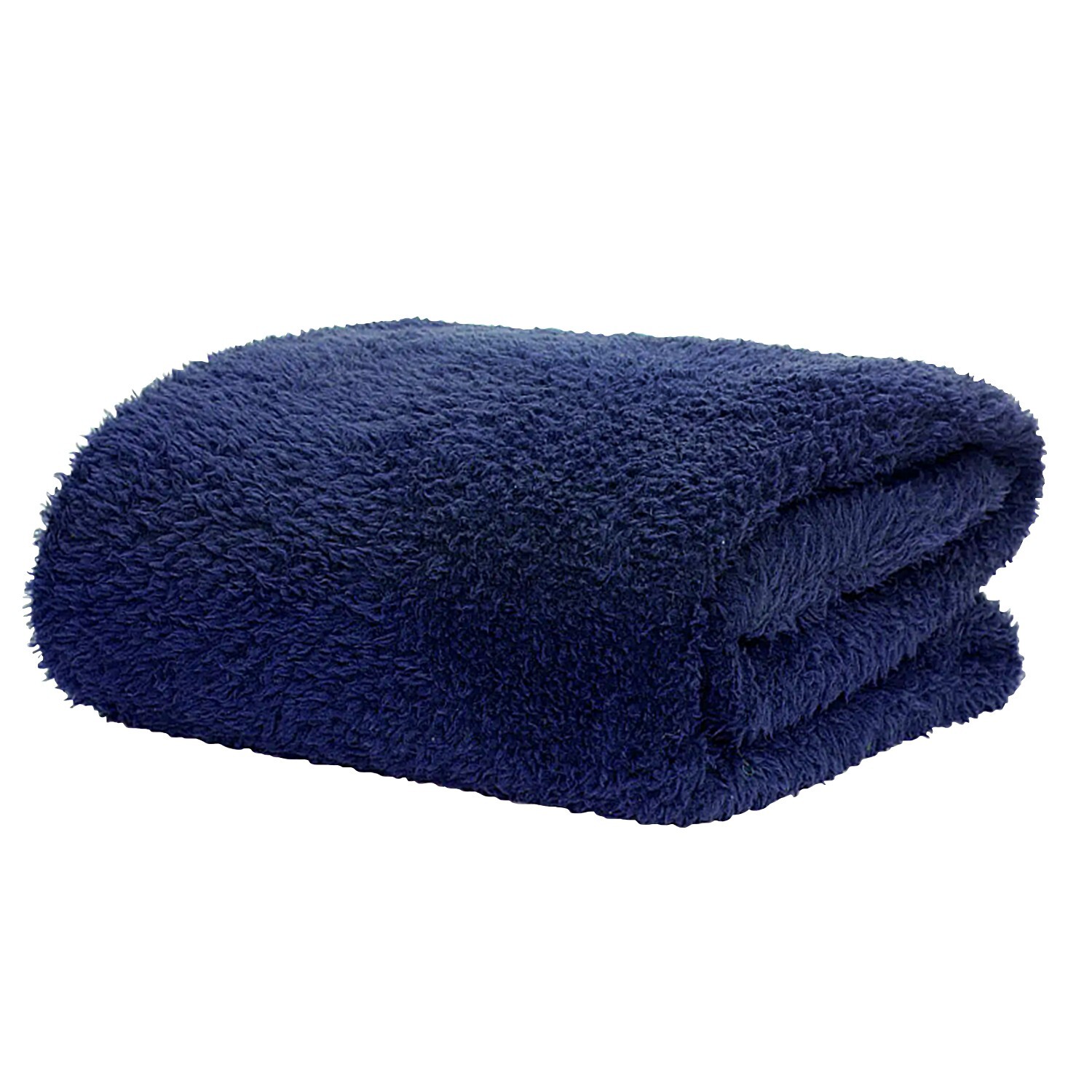 Teddy Fleece Throw Silentnight Blanket Navy Super Soft Plush Cosy Over Bed Sofa eBay