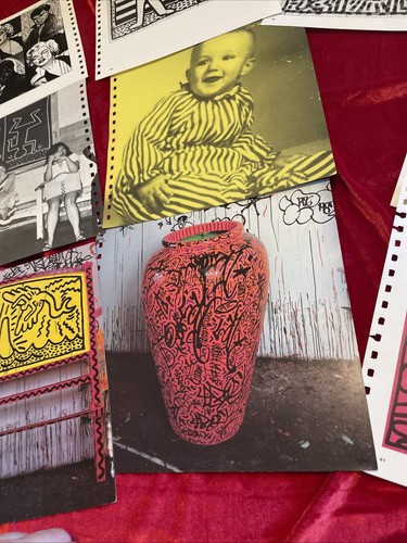 Keith Haring Lot of 9 Offset prints from 1983 Tony Shafrazi Gallery Book / 5000 - Picture 15 of 17