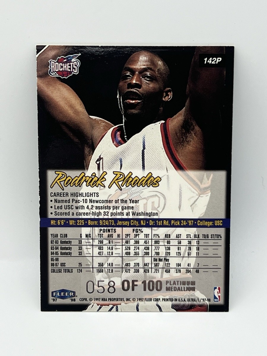 97-98 Fleer Ultra Platinum Medalion Kevin Willis /100 1997-98 Ultra Platinum Medallion question - Blowout Cards Forums