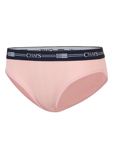 Chaps Girls' Breathable Cotton Stretch Bikinis, 7 Pack Size S 6/6X Multicolor - Picture 3 of 4