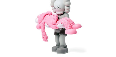 KAWS GONE Grey Companion (KAWS Grey & Pink Gone), 2019 