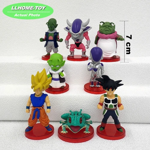 ANIME Dragon Ball Z Super Saiyan GOKU Frieza Dende Moori 9pc FIGURE TOY GIFT P