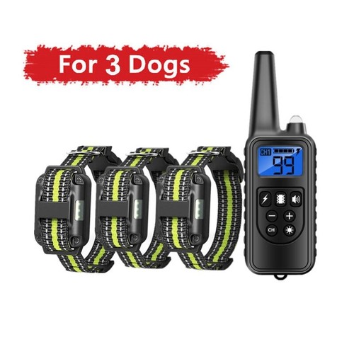 880 Yards Haustier Hund Trainingshalsband Fernbedienung Wiederaufladbar Stromschlag LCD - Bild 29 von 35