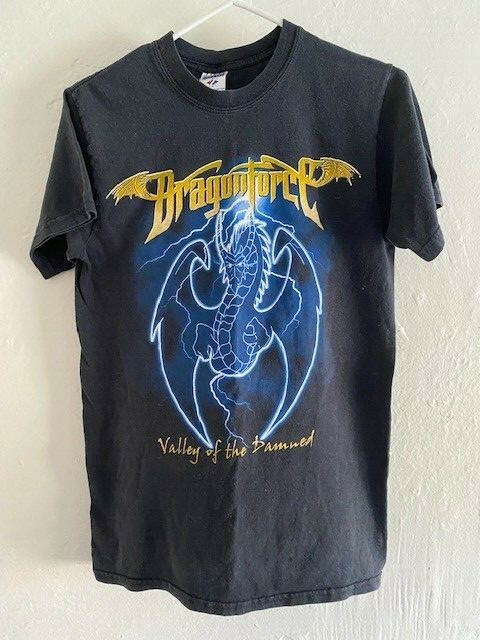 Vintage Dragonforce Valley of the Damned shirt Adult small Power