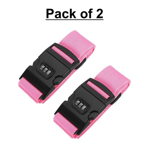1-2 Pcs Adjustable Travel Luggage Strap With Combination Lock Suitcase packing - Picture 8 of 8