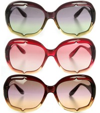 Occhiali da sole donna John Galliano retrò vintage astuccio farfalla **OFFERTA**