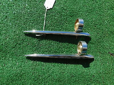 58 1958 FORD FAIRLANE CAR FRONT FENDER TOP ORNAMENT PAIR NEW 58 1958 FORD FAIRLANE CAR FRONT FENDER TOP ORNAMENT PAIR NEW