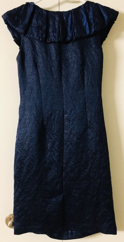 💙R & M Richards Dress Sz 6 💙Party Evening 💙Gorgeous Sheath Gattered Front - Picture 10 of 12