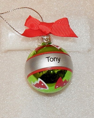 Christmas Keepsake Ornaments Green Ganz 2" x 1 1/2" You Choose Many Names 178Y - Picture 118 of 130