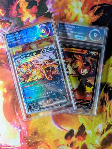 Pokémon graded Karten ( Charizard garantiert ) V - VMax - EX - Arkezon oder PSA - Bild 6 von 9