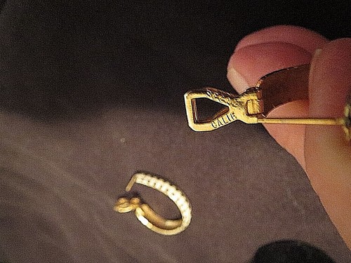 Vintage Segal of California Pierced Earrings #2715 - Picture 8 of 8