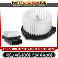 Front HVAC Heater Blower Motor with wheel & Resistor for Scion tC 2005 2006-2009