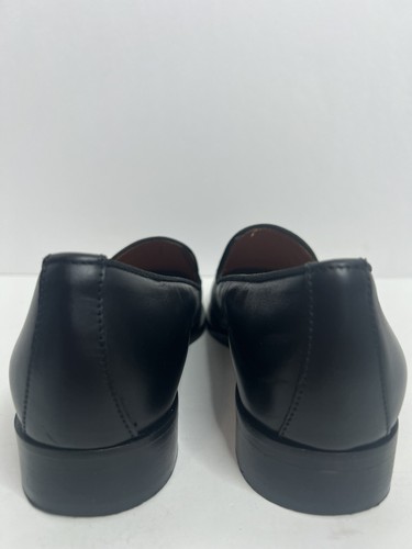 Made In Italy Everlane Women's All Black Leather The Modern Loafer Flats Size 7 - Picture 6 of 9