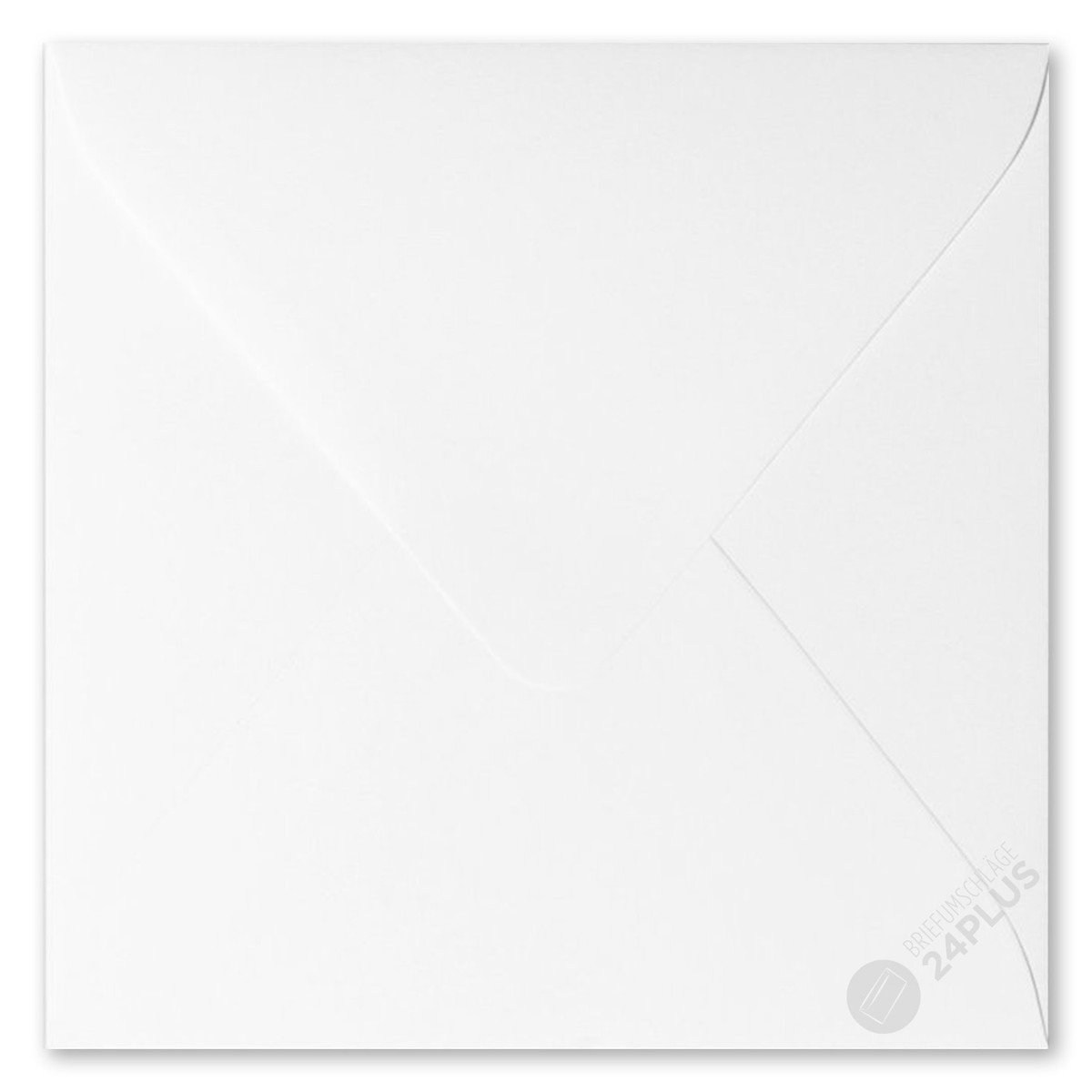 25 Weiße Briefumschläge Quadratisch (11x11 Cm) – Feuchtklebend, 120 G/m², Deutsche Herstellung