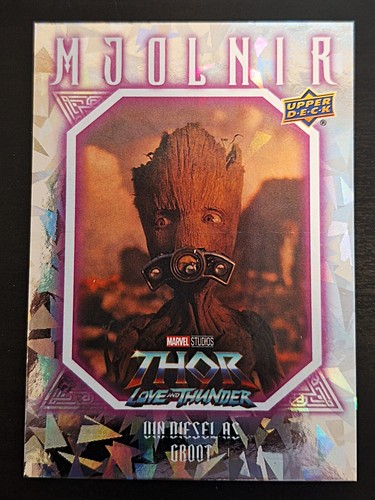 Upper Deck Marvel Thor: Love and Thunder Groot Mjolnir Card (M-13)