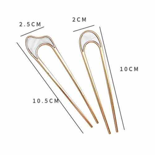 Fashion French Clips Hair Shaped U Fashion Stick Hair Ladies Pin Hairstyle Fork - Bild 60 von 64