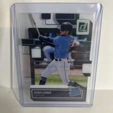 2022 Panini Chronicles Josh Lowe Donruss Clearly Rated Rookie RC #65 Tampa Rays