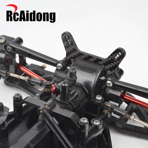 Torre de choque frontal de fibra de carbono DF02 para actualizaciones de coche buggy todoterreno Tamiya DF-02 - Imagen 3 de 7