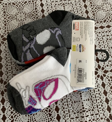 Marvel Spidey Amazing Friends Toddler Ankle Socks 10 Pair Size 4T 5T Brand New - Picture 4 of 4