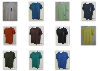 All In Motion Men's Short Sleeve Soft Gym T-shirt Wicking Stretch Quick Dry 
