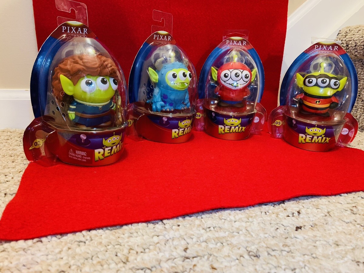 Disney Pixar Toy Story Alien Remix 3” Figures NIB- Set of Four (4