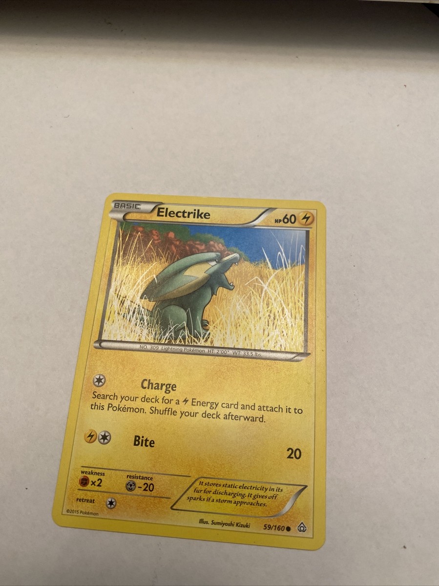 POKEMON Trading Card Basic Electrike HP60 Charge Bite 59/160 | eBay POKEMON Trading Card Basic Electrike HP60 Charge Bite 59/160 | eBay