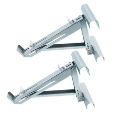 Two-Rung Ladder Jack Scaffold Extension up to 20 inch for Working at Height