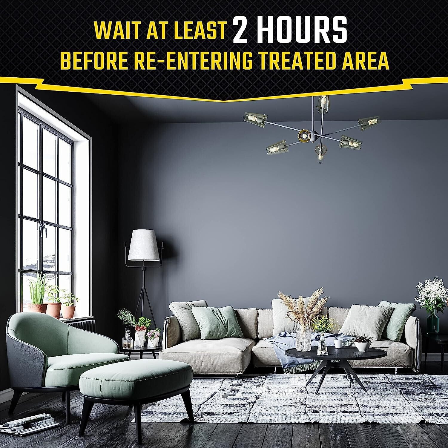 6 Can Fogger Bomb Insect Killer Bug Flies Roach Spider Indoor Bed Kill