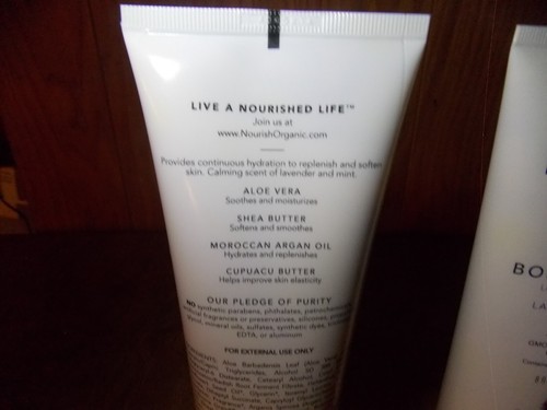 (4) Nourish Organic Hydrating Body Lotion Lavender Mint 8oz Tubes NEW 8/25 (N) - Picture 6 of 6