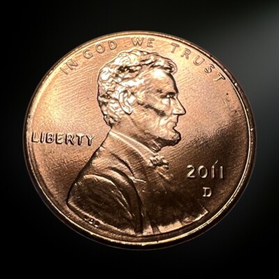 2011 D Denver Lincoln Shield Cent Brilliant Uncirculated (BU)