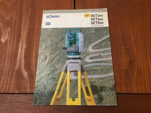 Sokkia Set 300 500 600 Total Station Detailed Brochure Surveyor Ebay