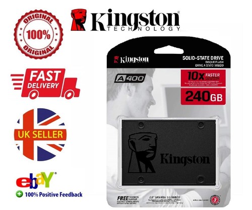 Nuevo disco duro de estado sólido Kingston 120 GB 240 GB 480 GB SSD A400 2,5 pulgadas SATA 3,0 - Imagen 8 de 32