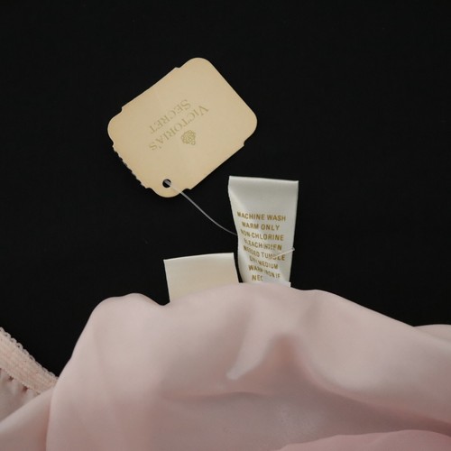 NEW Victoria's Secret VTG 80s 90s Satin Chiffon High Cut Brief Panty LARGE - Picture 6 of 9