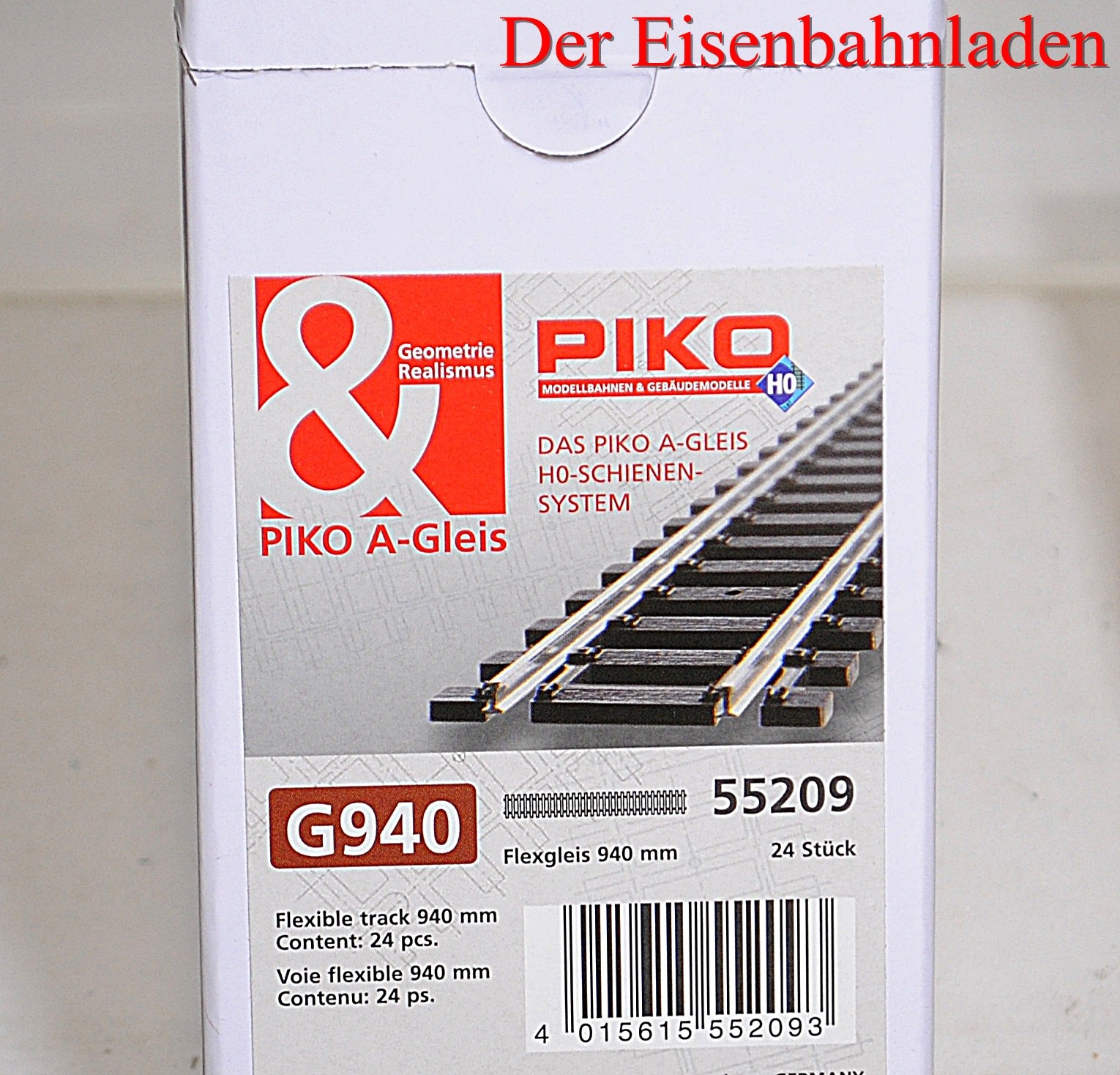 PIKO 55209 a-binario 24 pezzi FLEXGLEIS 940 mm merce nuova in scatola originale -- pi21.8. PIKO 55209 a-binario 24 pezzi FLEXGLEIS 940 mm merce nuova in scatola originale -- pi21.8.