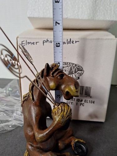 Montana Silversmiths Elmer Photo Holder Retired Horse Figure Numbered - Picture 4 of 14