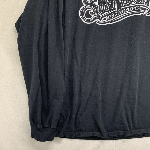 Camiseta Suavecito Pomada Manga Larga Para Hombres XL Gráfico Calavera Grasador Resbaladizo Negra - Imagen 8 de 19