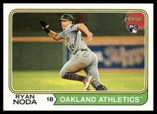 2023 Topps Heritage Ryan Noda Rookie Oakland City A's #501