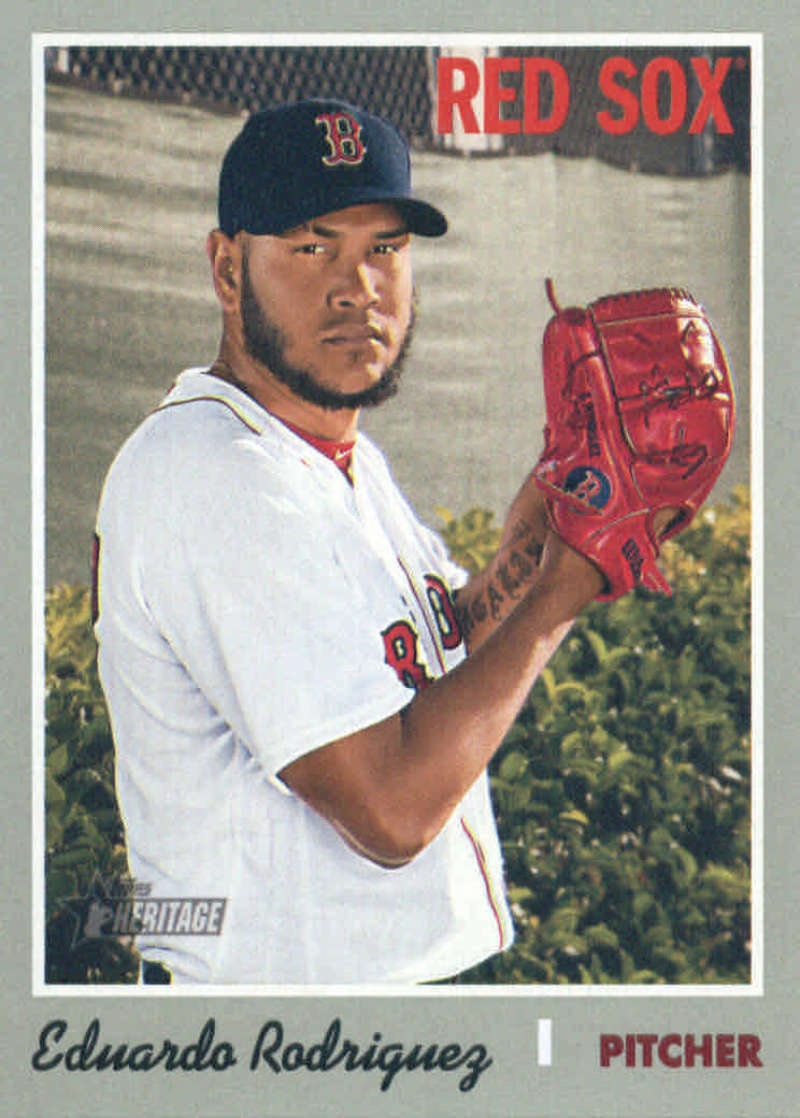 2019 Topps Heritage #237 Eduardo Rodriguez NM-MT Red Sox 