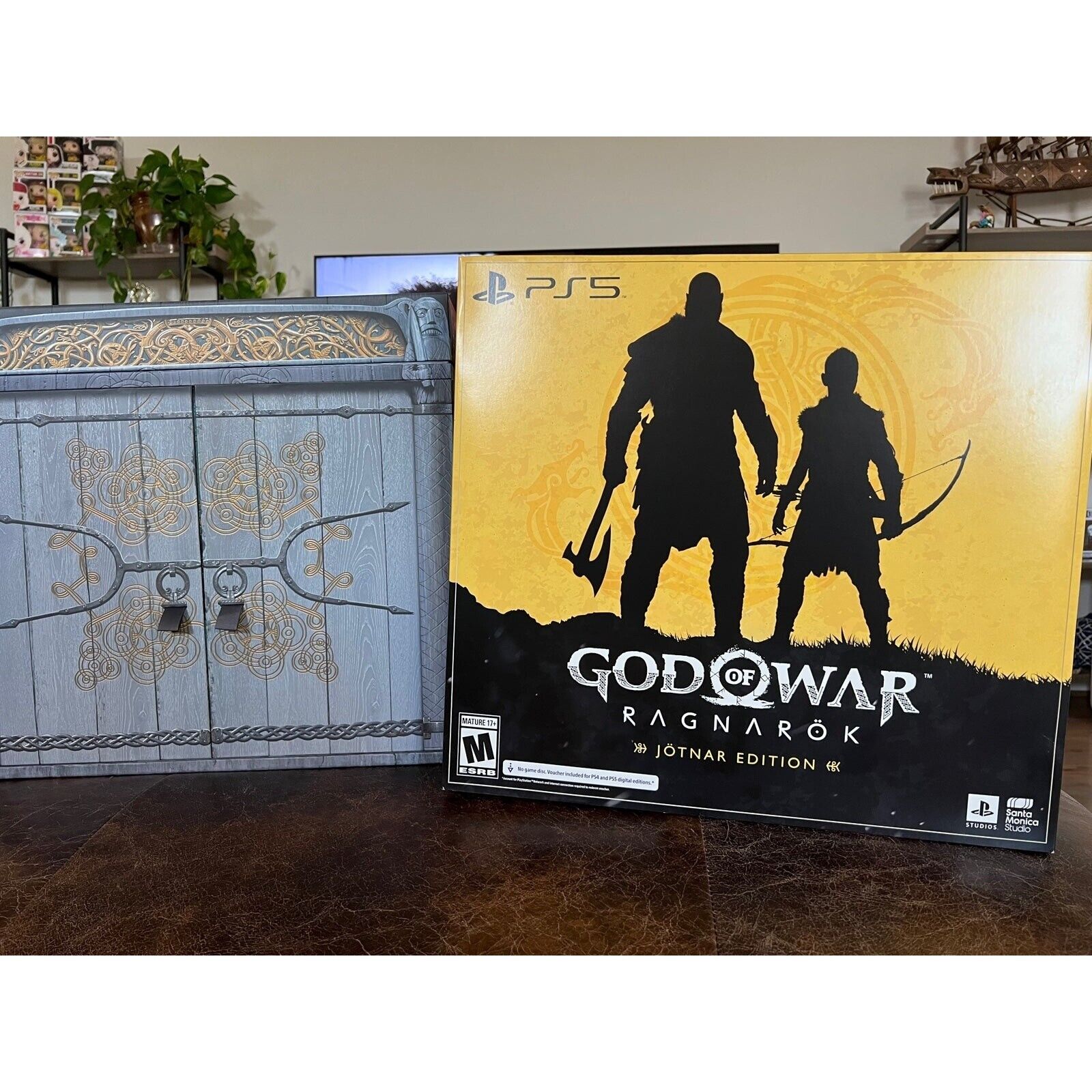  God of War Ragnarök Jötnar Edition - PS4 and PS5 Entitlements :  Electronics