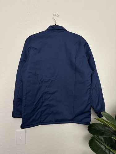 VINTAGE 80s FORD MOTOR COMPANY QUILTED LINED WORK WEAR JACKET TRUE VINTAGE - Picture 6 of 10
