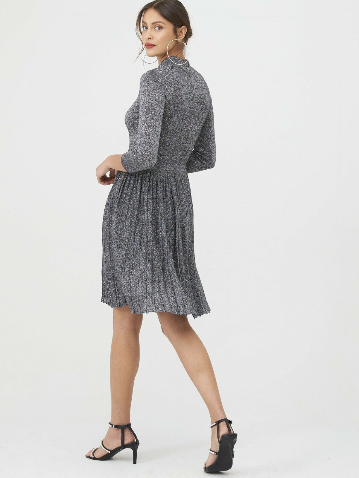TED BAKER Noaleen silver sparkle knit 