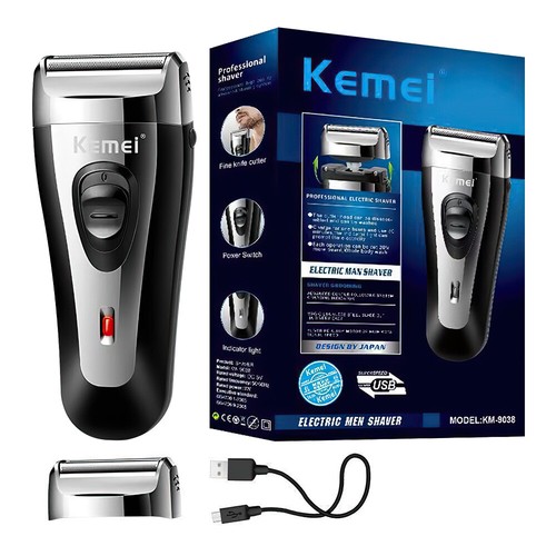 Men's USB Electric Shaver Trimmer Razor Rechargeable Hair Beard Shaving Machine - Picture 4 of 13