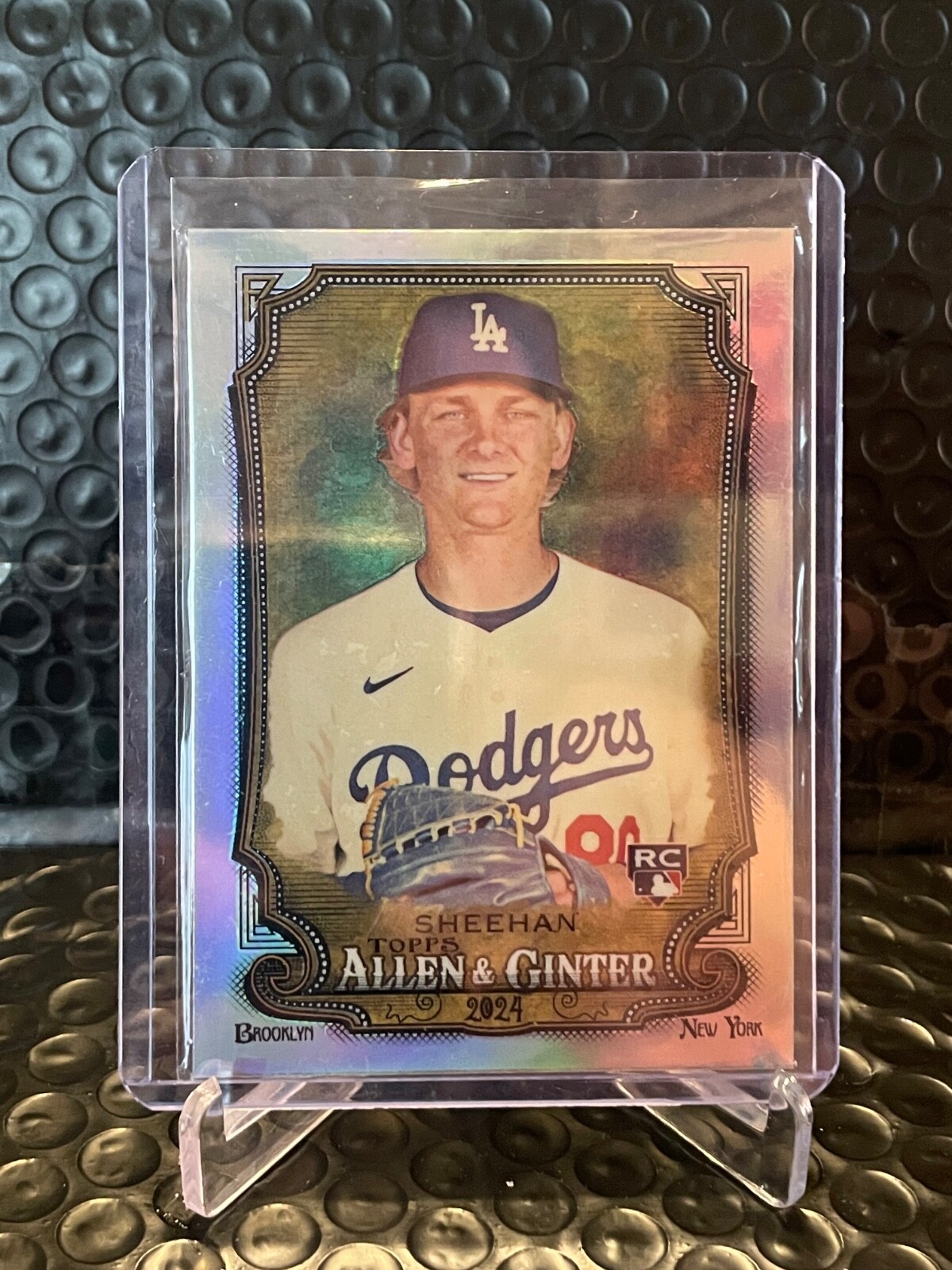 2024 Topps Allen & Ginter Chrome - Refractor - #19 Emmet Sheehan (RC) - Dodgers