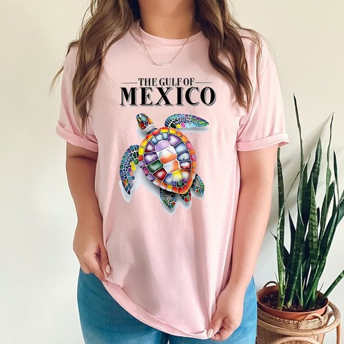Gulf of Mexico Never Forget Earth Day Save The Sea Turtle Unisex T-Shirt - Picture 10 of 22