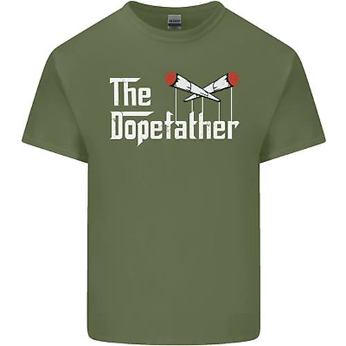 The Dopefather Funny Weed Drugs Cannabis Mens Cotton T-Shirt Tee Top - Picture 6 of 26