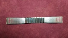 NOS Admiral Vintage Watch Band Expansion Stainless 17.5mm Curved Lug Mens