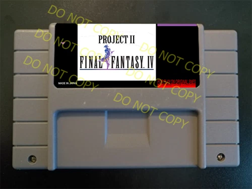 Project II: Final Fantasy IV - USA English - Super Nintendo SNES