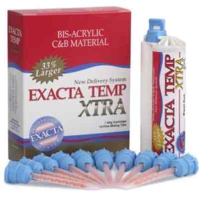 Exacta Temp Xtra Crown & Bridge Material - A3, 1 x 82g (50ml) Cartridge
